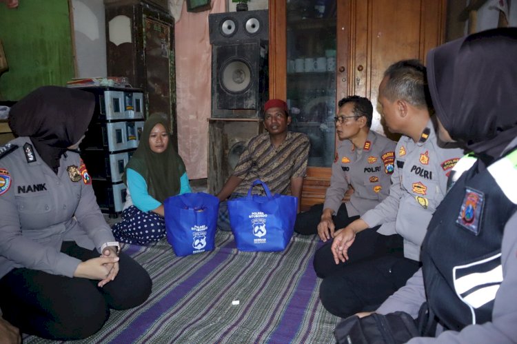 Polres Situbondo Beri Dukungan Psikologis Korban Runtuhnya Atap Asrama Santri Putri Lewat Trauma Healing
